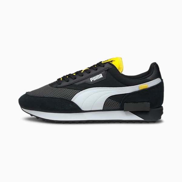 Future Rider BVB Sneakers, Asphalt-Puma Black-Cyber Yellow, extralarge