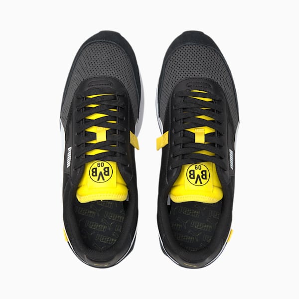 Future Rider BVB Sneakers, Asphalt-Puma Black-Cyber Yellow, extralarge