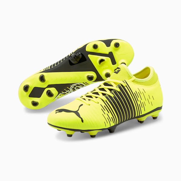 FUTURE 4.1 FG/AG Men's Football Boots, Yellow Alert-Puma Black-Puma White
