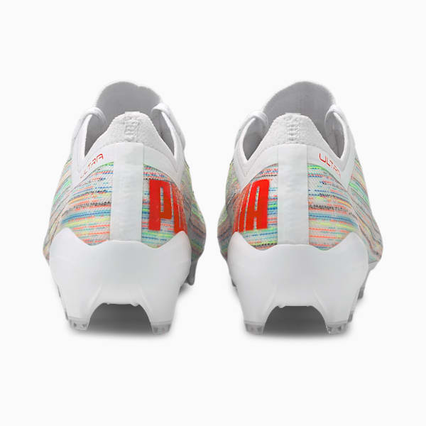 ULTRA 1.2 FG/AG Football Boots, Puma White-Red Blast-Puma Silver, extralarge-IND