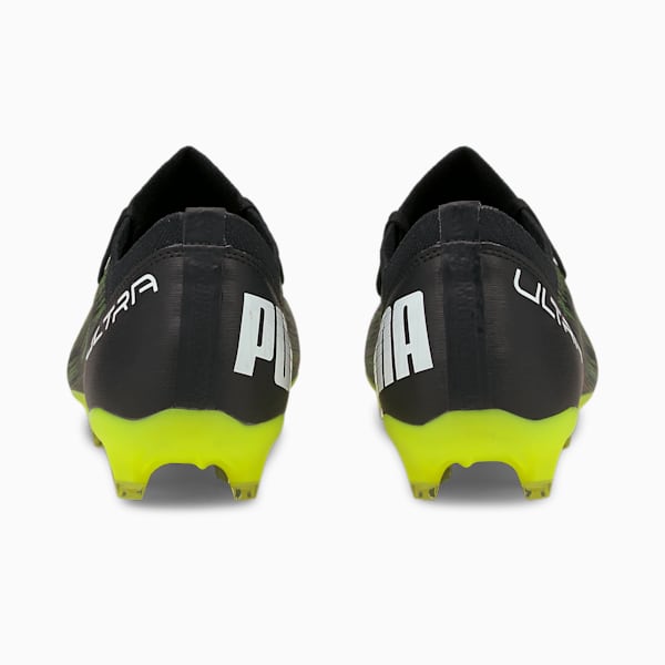ULTRA 3.2 FG/AG Men's Soccer Cleats, Puma Black-Puma White-Yellow Alert, extralarge