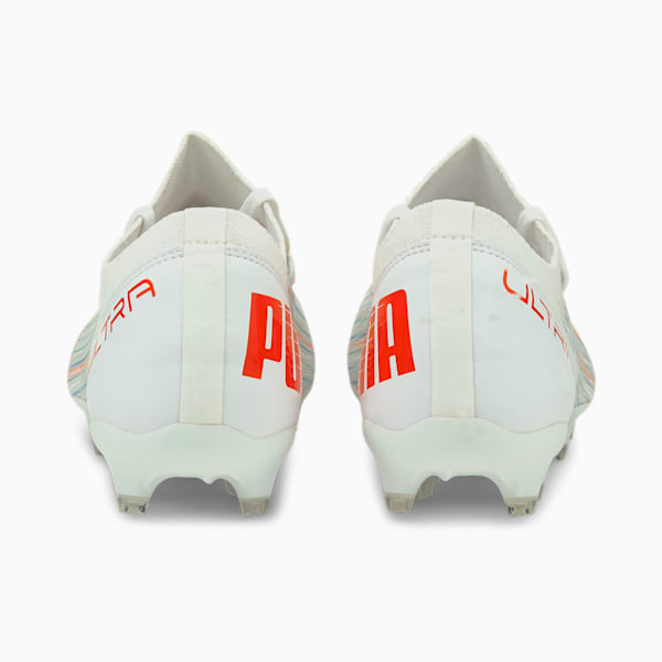 ULTRA 3.2 FG/AG Men's Football Boots, Puma White-Red Blast-Puma White, extralarge-IND