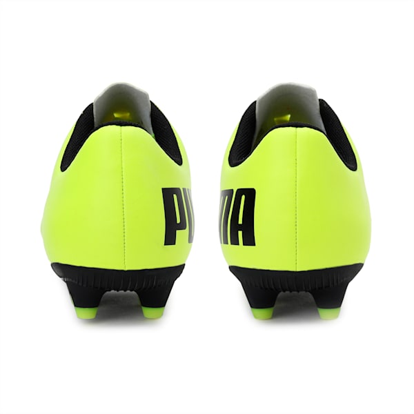 TACTO Youth Football Boots, Yellow Alert-Puma Black, extralarge-IND
