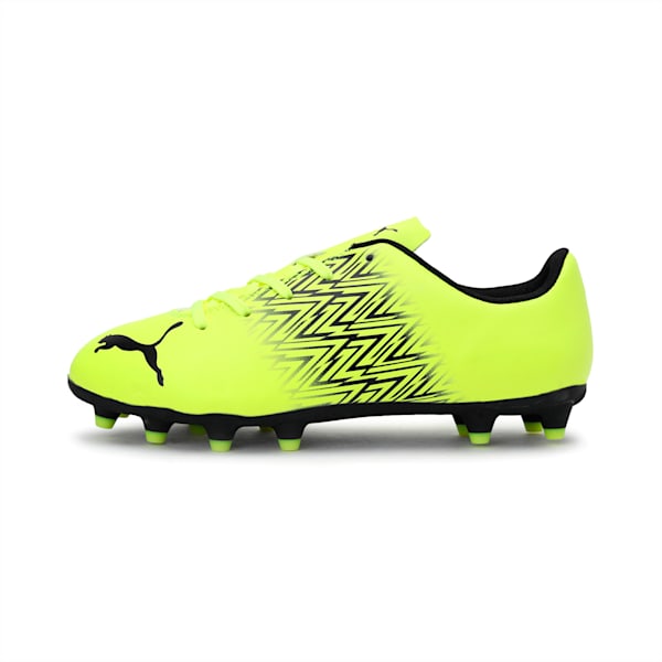 TACTO Youth Football Boots, Yellow Alert-Puma Black, extralarge-IND