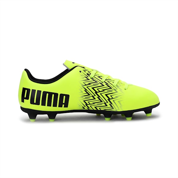 TACTO Youth Football Boots, Yellow Alert-Puma Black, extralarge-IND