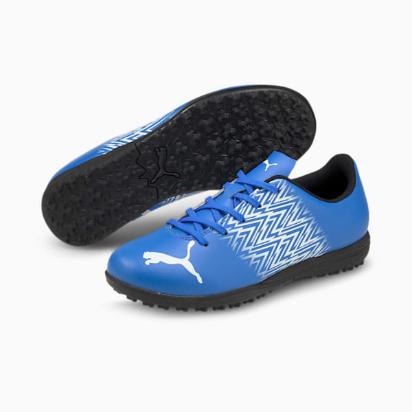 Tacto TT Soccer Shoes Big Kids, Bluemazing-Puma White, extralarge