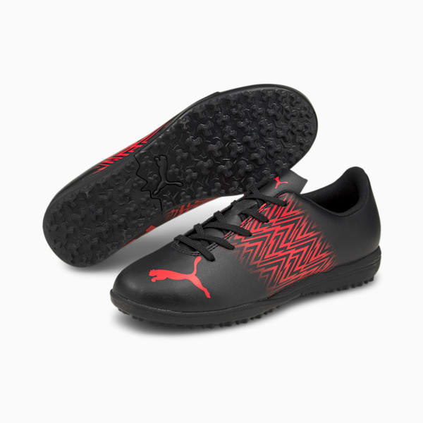 Tacto TT Soccer Shoes Big Kids, Puma Black-Sunblaze, extralarge