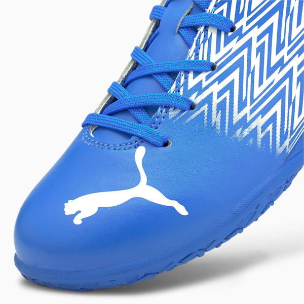 Tacto IT Soccer Shoes JR, Bluemazing-Puma White, extralarge