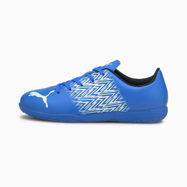 Tacto IT Soccer Shoes JR, Bluemazing-Puma White, extralarge