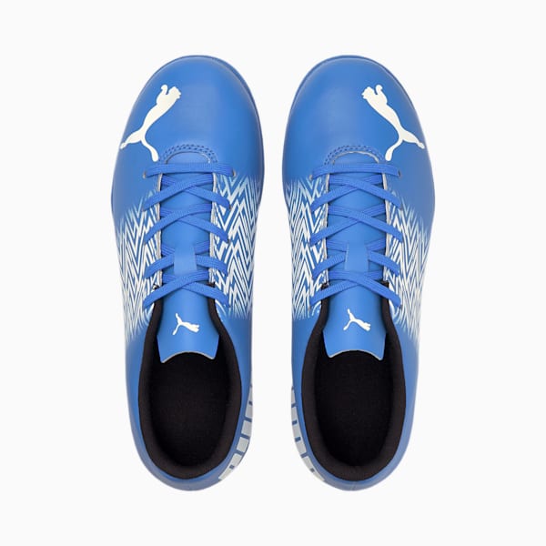 Tacto IT Soccer Shoes JR, Bluemazing-Puma White, extralarge