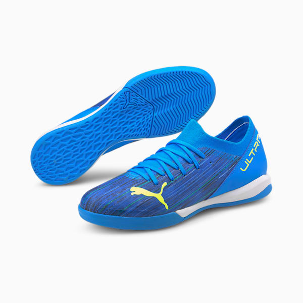 ULTRA 3.2 IT Men's Soccer Shoes, Nrgy Blue-Yellow Alert, extralarge