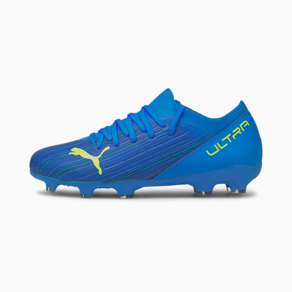 ULTRA 3.2 FG/AG Soccer Cleats JR, Nrgy Blue-Yellow Alert, extralarge