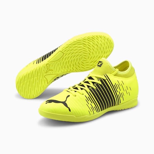 FUTURE Z 4.1 Men's Indoor Court Shoes, Yellow Alert-Puma Black-Puma White, extralarge-AUS