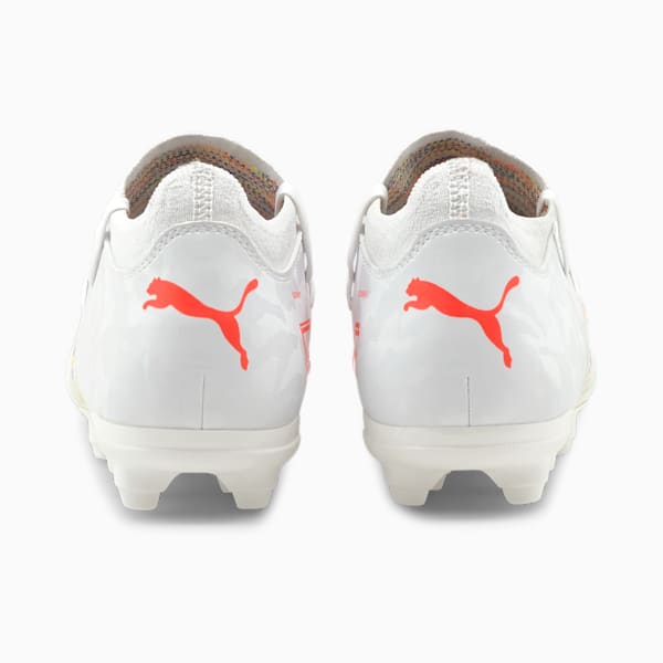 FUTURE Z 3.1 FG/AG Soccer Cleats JR, Puma White-Red Blast, extralarge
