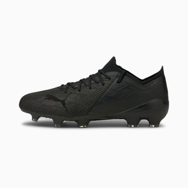 ULTRA 1.2 Lazertouch FG/AG Football Boots, Puma Black-Puma Black-Puma Silver
