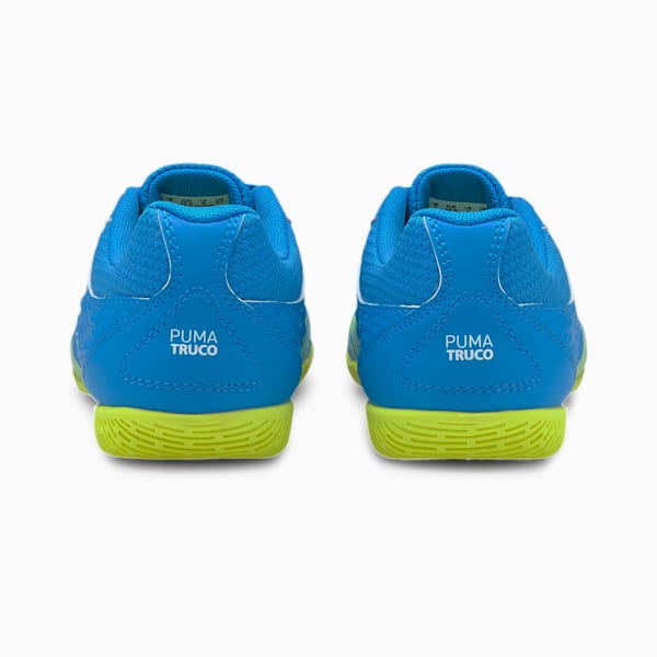 Truco Youth Futsal Shoes, Dresden Blue-Puma White-Yellow Alert, extralarge-IND