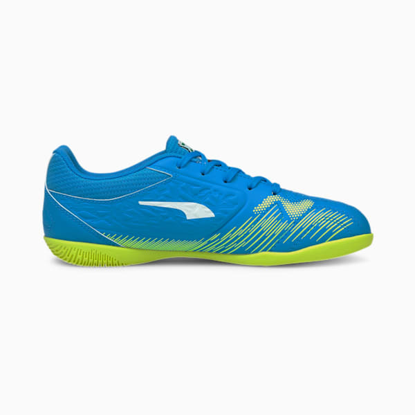 Truco Youth Futsal Shoes, Dresden Blue-Puma White-Yellow Alert, extralarge-IND