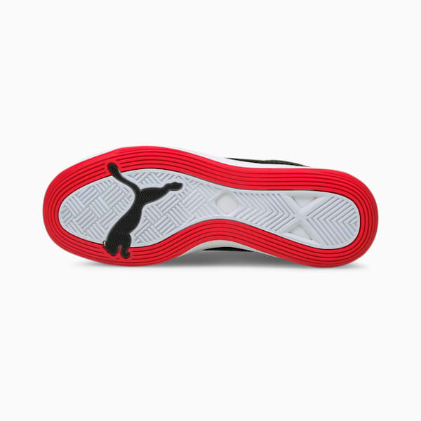Accelerate Pro Indoor Sports Shoes, Puma Black-Puma White-High Risk Red
