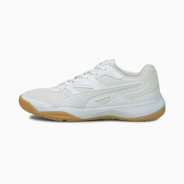 Solarflash Indoor Sports Shoes, Puma White-Nimbus Cloud, extralarge-GBR