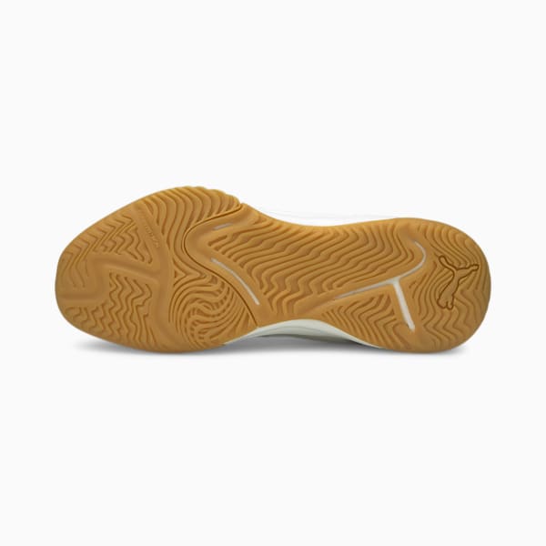 Varion Indoor Sports Shoes, Puma White-Glacial Blue-Gum, extralarge-GBR