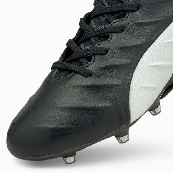 KING Platinum 21 Men's Football Boots, Puma Black-Puma White, extralarge-AUS