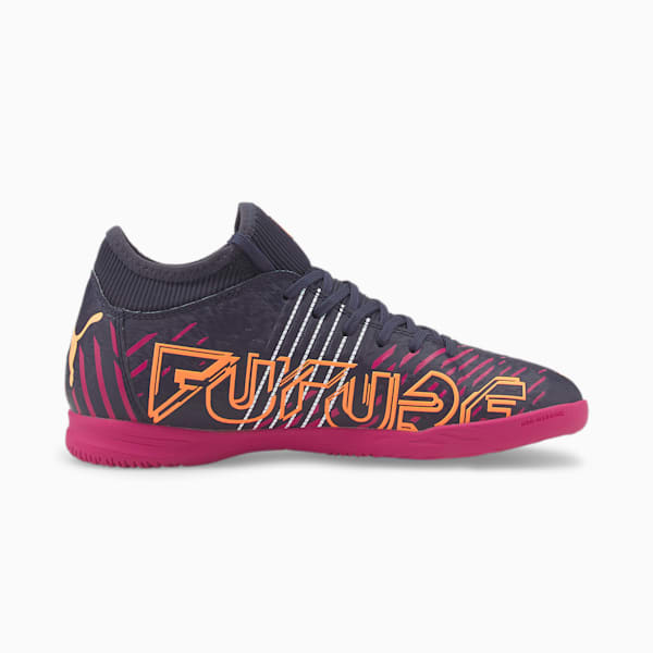 FUTURE Z 4.2 Youth Indoor Court Shoes, Parisian Night-Neon Citrus-Festival Fuchsia, extralarge-AUS