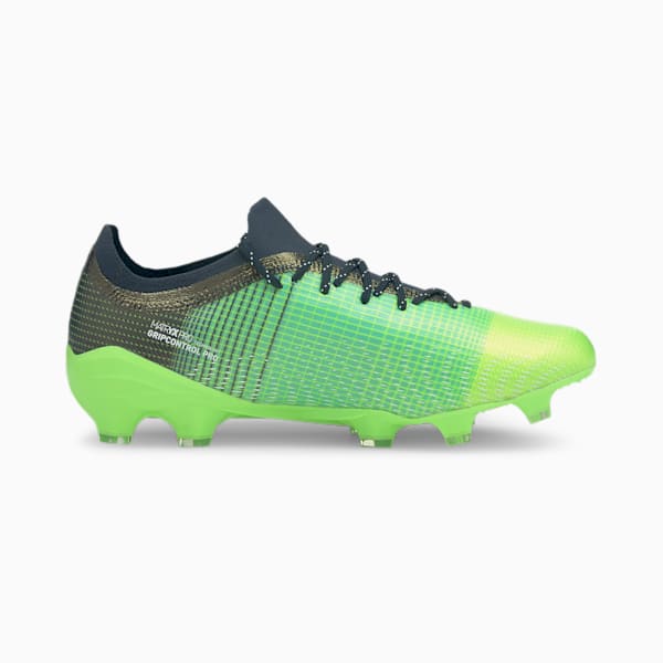 ULTRA 2.3 FG/AG Men's Football Boots, Green Glare-Elektro Aqua-Spellbound