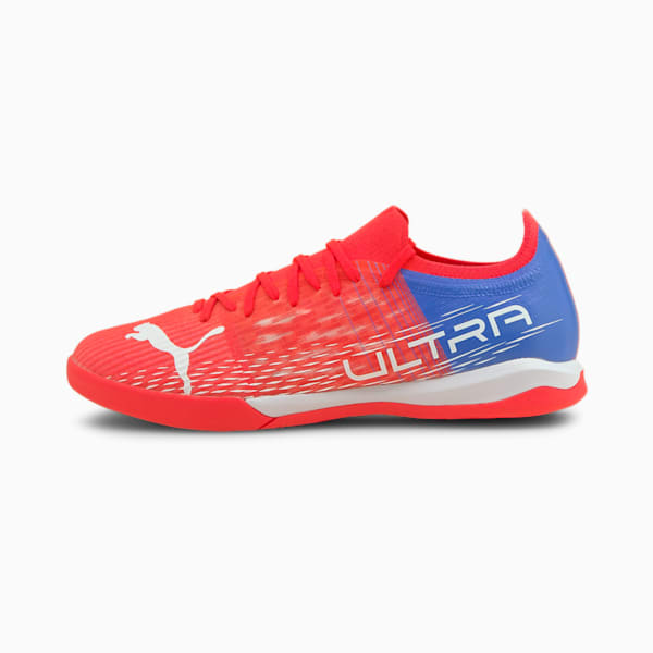 ULTRA 3.3 Men's Indoor Court Shoes, Sunblaze-Puma White-Bluemazing, extralarge-IND
