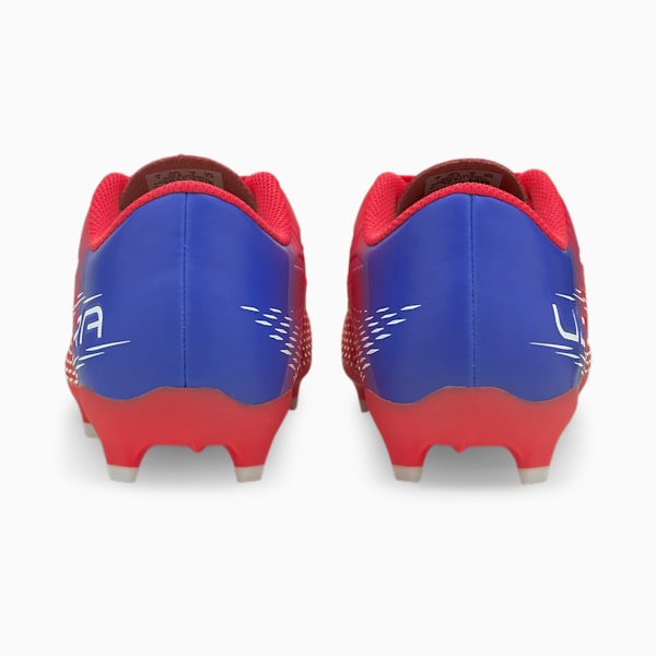 ULTRA 4.3 FG/AG Youth Football Boots, Sunblaze-Puma White-Bluemazing