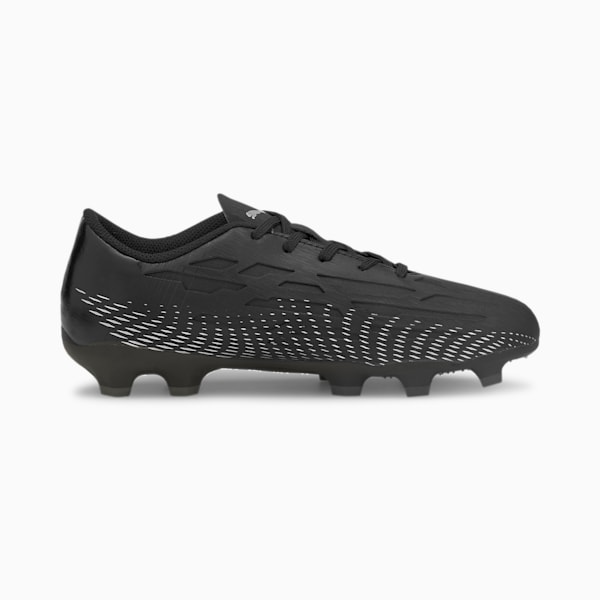 ULTRA 4.3 Youth Football Boot, Puma Black-Puma Silver-Asphalt, extralarge-IND