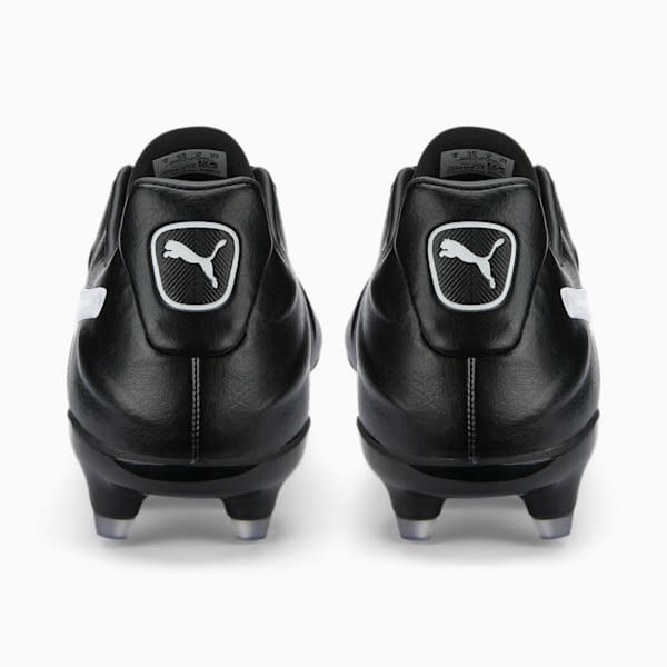 KING Pro 21 FG Unisex Football Boots, Puma Black-Puma White, extralarge-IND