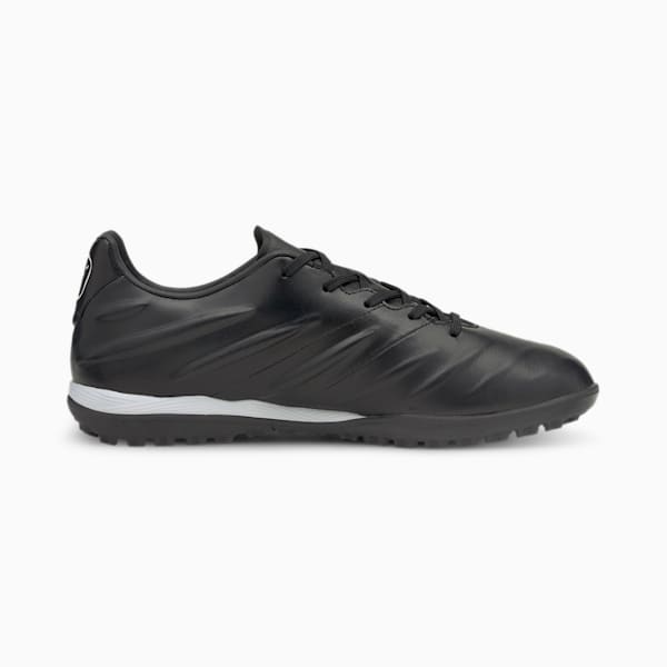 KING Pro 21 TT Unisex Football Boots, Puma Black-Puma White, extralarge-IND