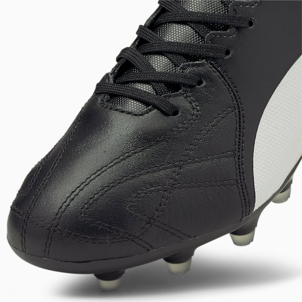 KING Hero 21 Unisex Football Boots, Puma Black-Puma White, extralarge-AUS