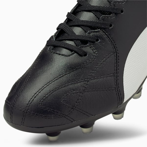 KING Hero 21 Unisex Football Boots, Puma Black-Puma White, extralarge-IND
