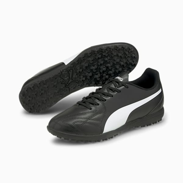 KING Hero 21 Turf Football Trainers, Puma Black-Puma White, extralarge-IND