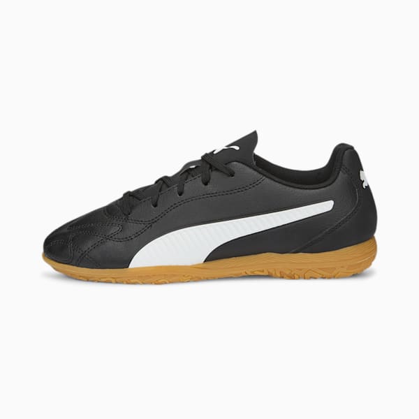 Monarch II IT Jr Youth Indoor Trainers, Puma Black-Puma White, extralarge-IND