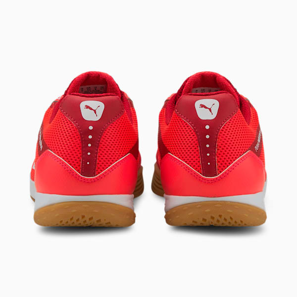 Pressing II Indoor Sport Shoes, Sunblaze-Puma White-Urban Red-Gum