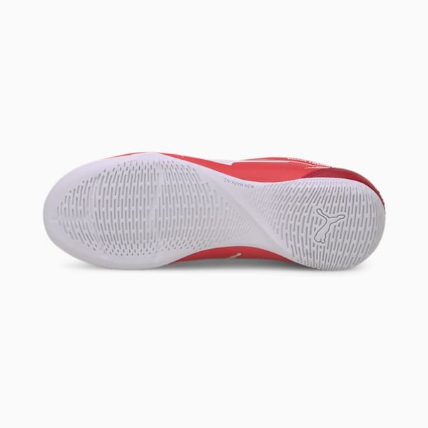 TRUCO II Youth Indoor Sports Shoes, Sunblaze-Puma White-Urban Red, extralarge-IND