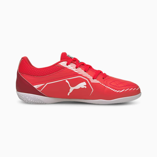 TRUCO II Youth Indoor Sports Shoes, Sunblaze-Puma White-Urban Red, extralarge-IND