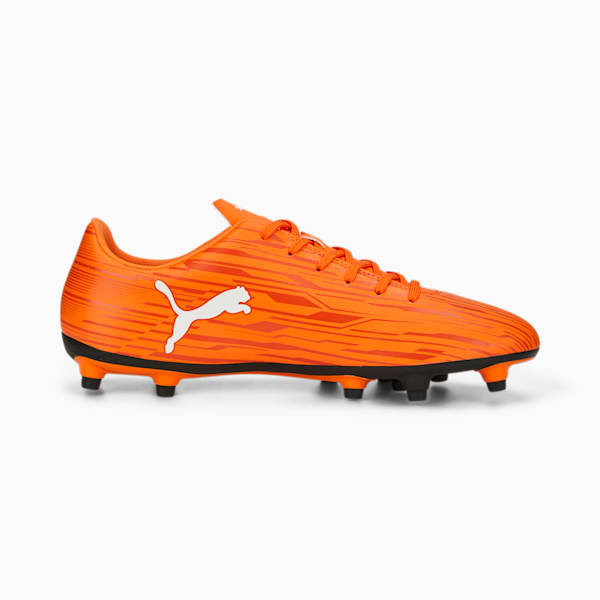 Rapido III Men's Football Boots, Dragon Fire-PUMA White-Chili Powder-PUMA Black, extralarge-IND