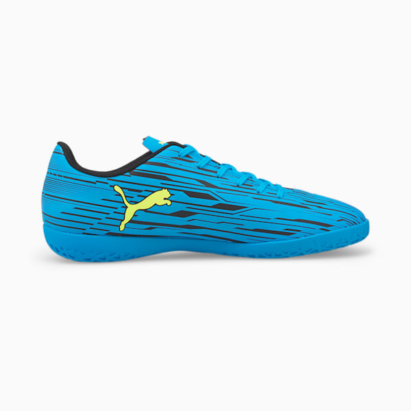 Rapido III IT Men's Soccer Cleats, Ocean Dive-Yellow Alert-Puma Black, extralarge