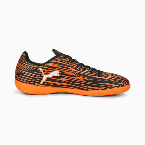 Rapido III Men's Indoor Court Shoes, PUMA Black-PUMA White-Dragon Fire, extralarge-IND