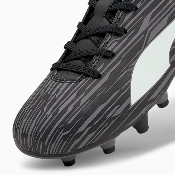 Rapido III Youth Football Boots, Puma Black-Puma White-CASTLEROCK, extralarge-AUS