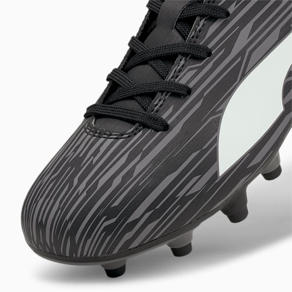 Rapido III Youth Football Boots, Puma Black-Puma White-CASTLEROCK