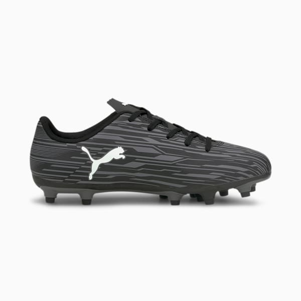 Rapido III Youth Football Boots, Puma Black-Puma White-CASTLEROCK