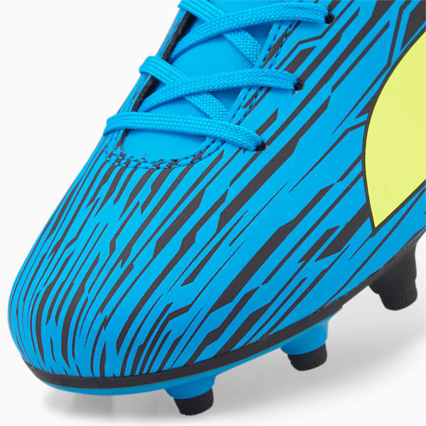 Rapido III Youth Football Boots, Ocean Dive-Yellow Alert-Puma Black, extralarge-IND