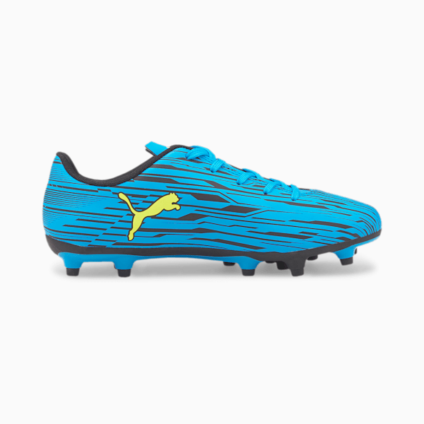 Rapido III Youth Football Boots, Ocean Dive-Yellow Alert-Puma Black, extralarge-IND