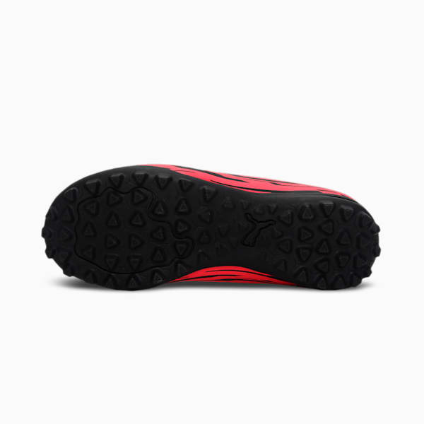 Rapido III Youth Turf Football Trainers, Sunblaze-Puma White-Puma Black, extralarge-IND