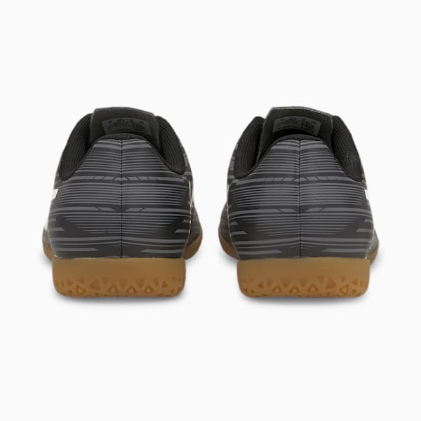 Rapido III Kid's Indoor Court Shoes, Puma Black-Puma White-CASTLEROCK, extralarge-AUS