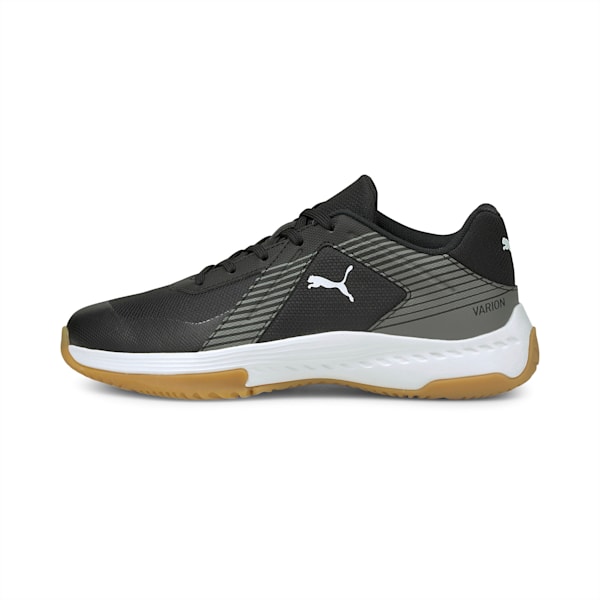 Varion Youth Indoor Sports Shoes, Puma Black-Ultra Gray-Gum